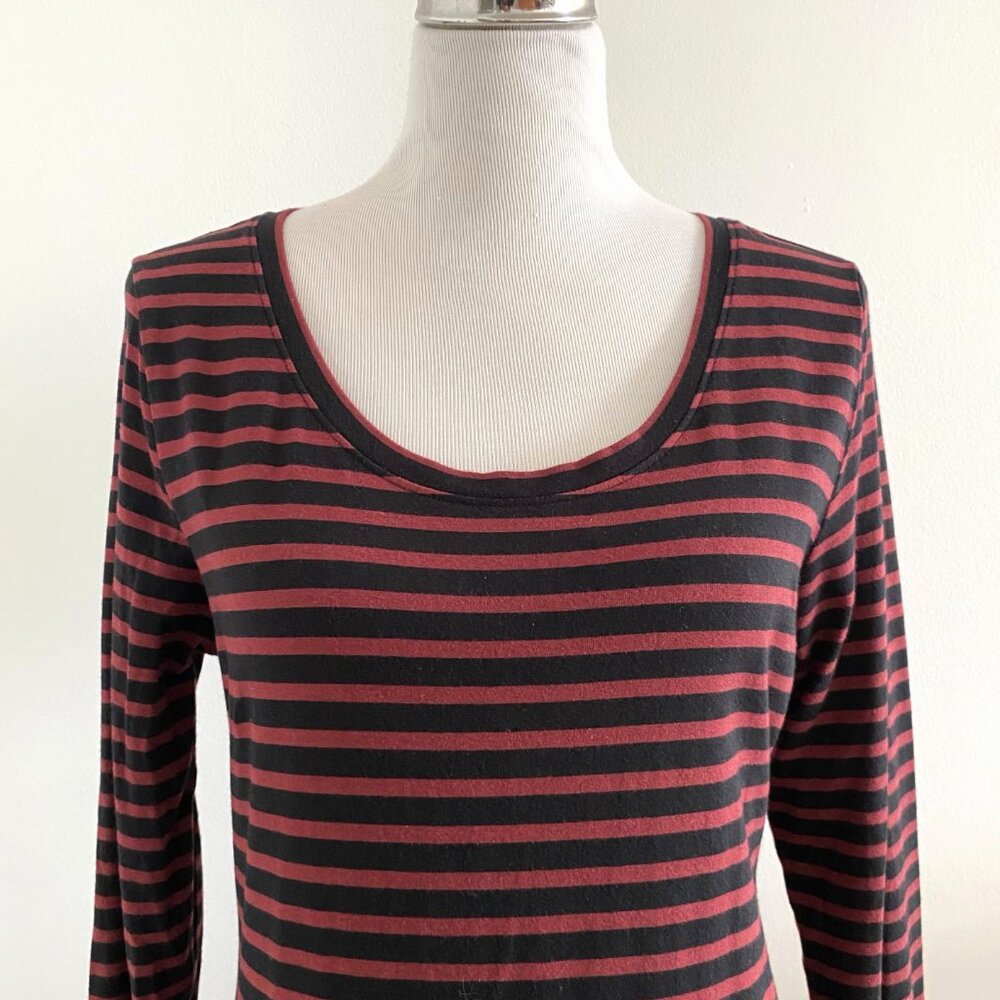 Peruvian Connection Andover Striped Maxi Dress Long Sleeve - Picture 6 of 12